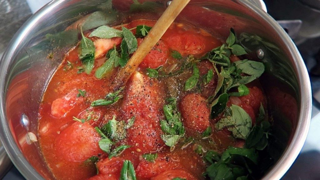 talianska rajčinová polievka