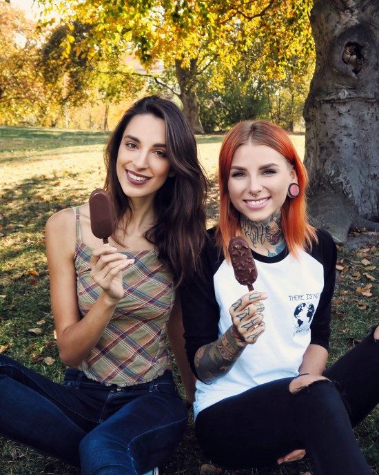 vegan magnum ochutnávka s Dewii