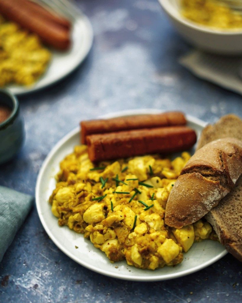 vegan tofu praženica