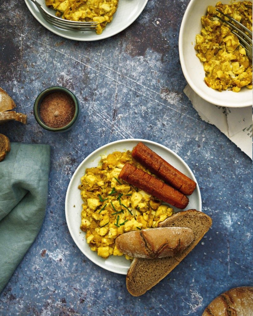 vegan tofu praženica