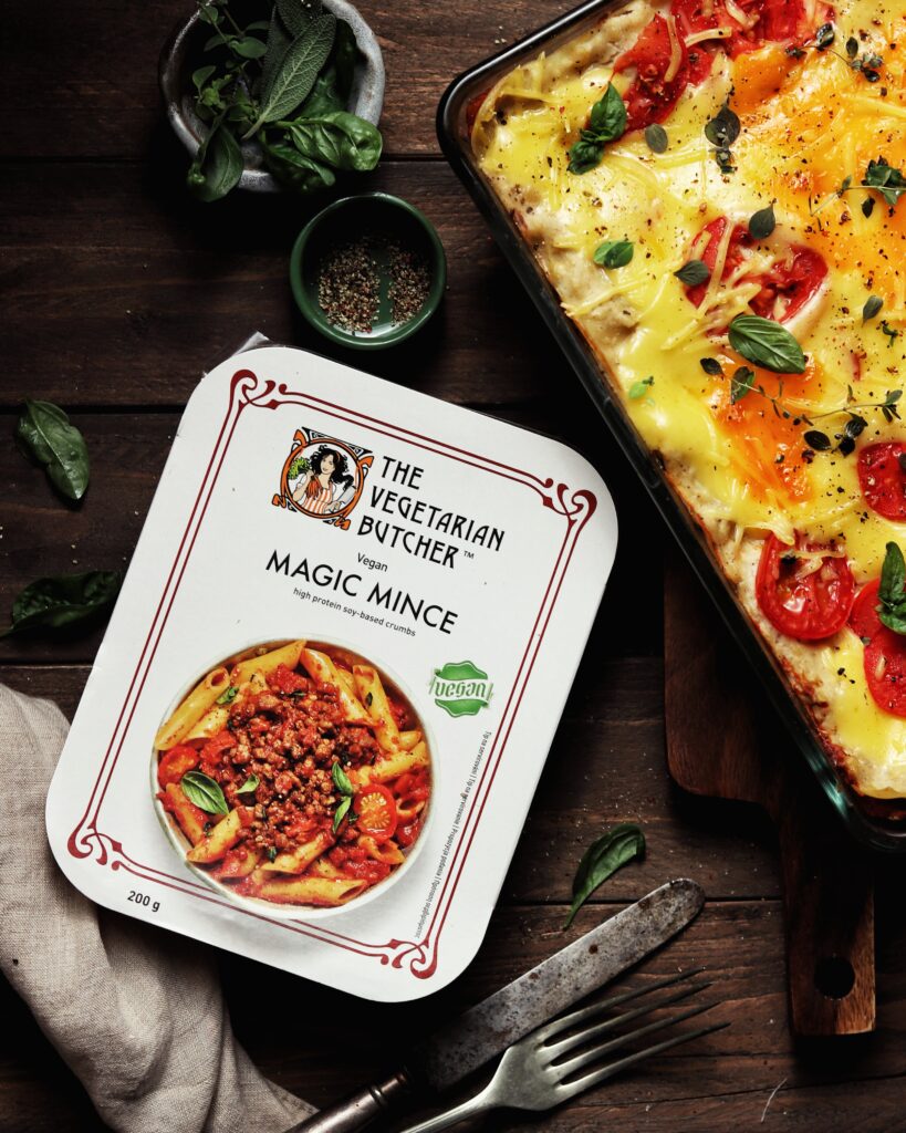 magic mince lasagne the vegetarian butcher