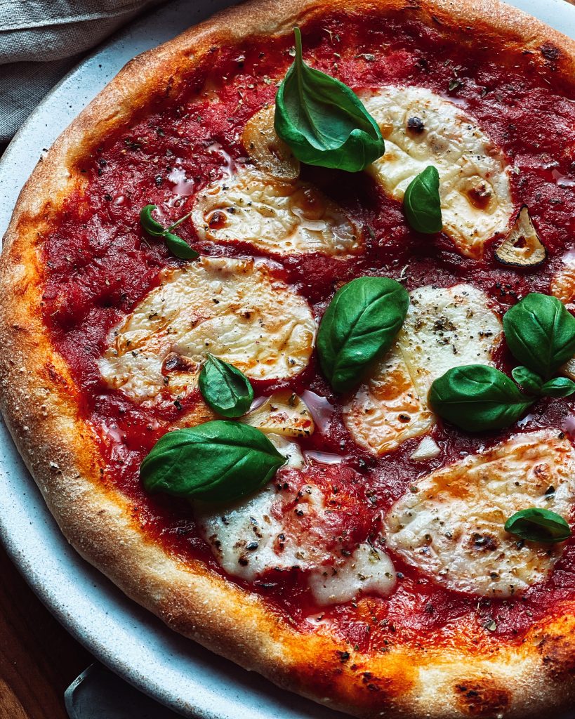 vegan pizza margherita