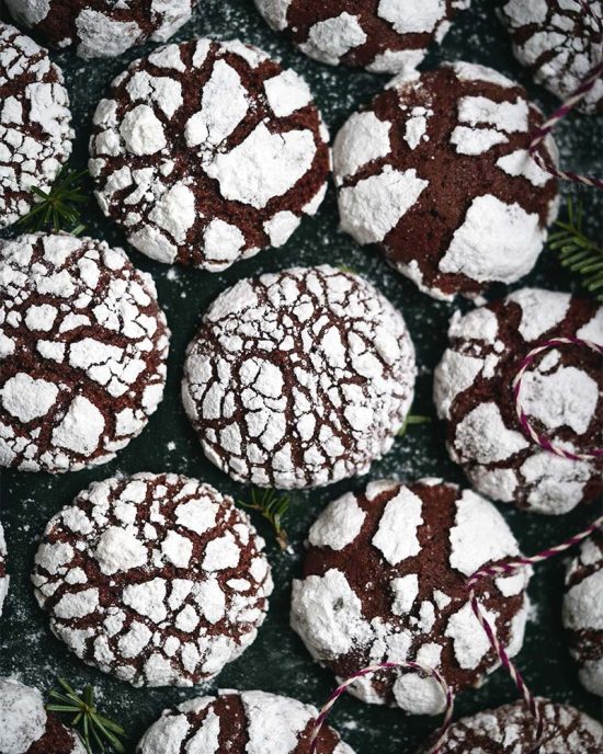 perníkové crinkles vegan