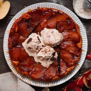 tarte tatin vegan koláč