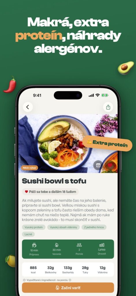 Tofu: výživové hodnoty, extra bielkoviny a náhrady alergénov pri recepte